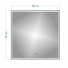 Зеркало Teymi Helmi Black Edition T20305IR с подсветкой, сенсор на взмах, 80x80 фото 12