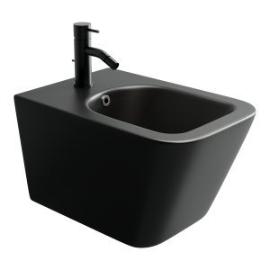 Биде подвесное Ceramica Nova Metric CN3008MB черный матовый