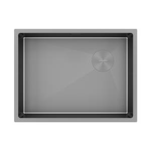 Мойка кухонная Paulmark Next-Skew 58 Uni PM885844-MG Матовый Серый, 58x44