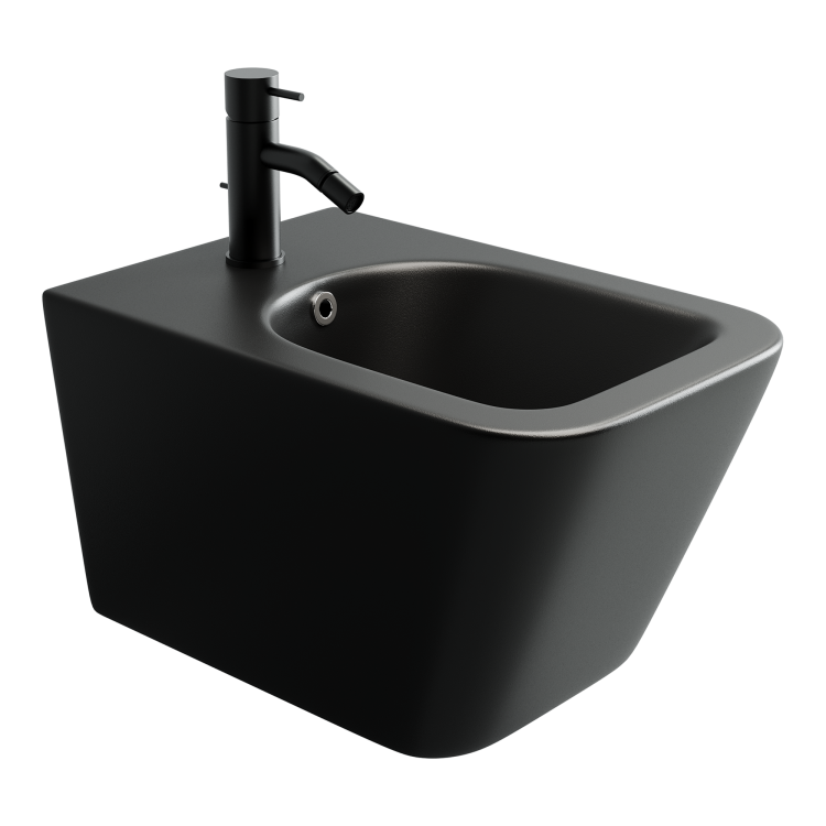 Биде подвесное Ceramica Nova Metric CN3008MB черный матовый