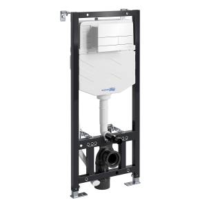 Система инсталляции для унитазов Wasserkraft New Aller 10TLT.010.ME.WH04 клавиша белый
