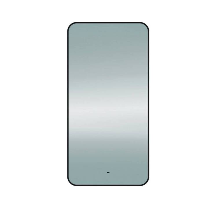 Зеркало Teymi Solli Black Soft Line T20235S с подсветкой, сенсор на взмах, 60x120