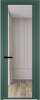 Межкомнатная дверь Profil Doors 2 AGP цвет профиля Зеленый воск, стекло безопасное 6 мм ромб серебро 700x2000