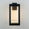 Уличный настенный светодиодный светильник Elektrostandard Frame 1527 TECHNO LED Frame 3000K черный фото 2