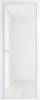 Межкомнатная дверь Profil Doors 5 AX цвет профиля Вайт, стекло безопасное 6 мм белый триплекс 600x2000