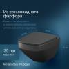 Унитаз подвесной AM.PM Inspire V2.0 FlashClean C50A1700MBSC безободковый, черный матовый фото 15