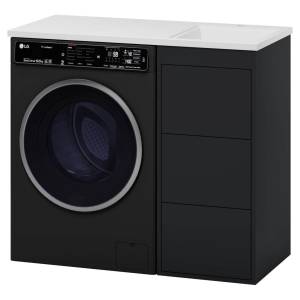 Тумба с раковиной Brevita Grafit - 40 Графит 86x39x46