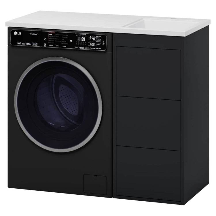 Тумба с раковиной Brevita Grafit - 40 Графит 86x39x46