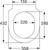 Крышка-сиденье Villeroy&Boch Subway 9M65S101 с микролифтом фото 2