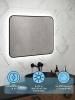Зеркало Watersense Rita Black Soft Line W00919 LED подсветка, сенсор на взмах, 80x60 фото 2