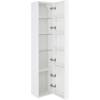 Шкаф-пенал Belbagno Etna-M ETNA-M-1500-2A-SO-BL-R 30x30x150 Bianco Lucido подвесной с двумя распашными дверцами с доводчиками, правосторонний фото 3