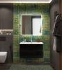 Тумба с раковиной BelBagno MARINO-CER-N 80 Nero Lucido фото 6