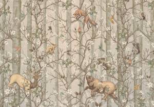 3D Фотообои Artegrafico «Лесная фантазия» FN-027 акварель