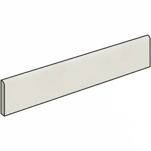 Плинтус Atlas Concorde Russia Rinascente Resin 610130007542 White Battiscopa / Ринашенте Резин Вайт 7.2x80