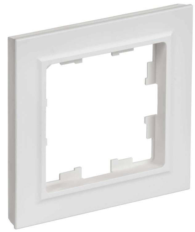 Рамка 1-постовая IEK Brite BR-M12-K91 арктический белый