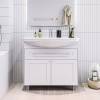 Тумба с раковиной 1MarKa Lina Classic У94494 86.5 см, белый фото 2
