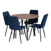 Стул Tetchair Asti Trend 24803 синий, велюр фото 6