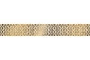 Бордюр Cersanit Universal Glass UG1A061 стеклянный желтый 4.8x60