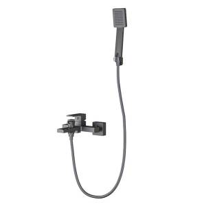 Смеситель для ванны Knotlor Stable KN-22/GM вороненая сталь
