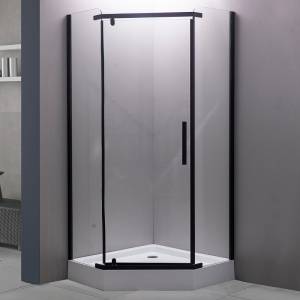 Душевой уголок Esbano ESR-7170B ESUGR7170B 100x100x200 черный