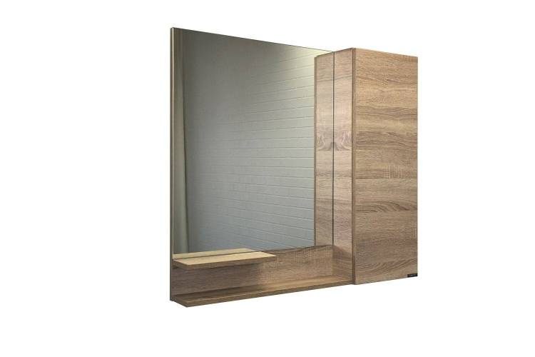Зеркало-шкаф Comforty Варна-90 00-00009918 дуб сонома