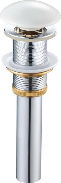 Донный клапан SantiLine SL-102 без перелива, белый