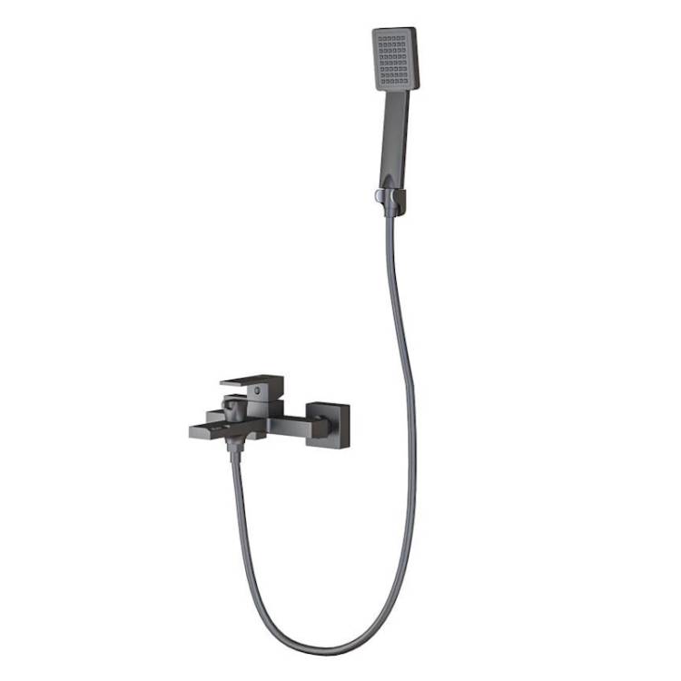 Смеситель для ванны Knotlor Stable KN-22/GM вороненая сталь