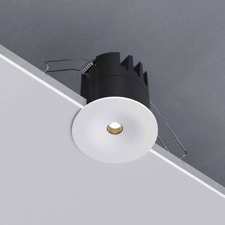 Встраиваемый точечный светодиодный светильник Elektrostandard Binnie 15275/LED 12W 3000K белый