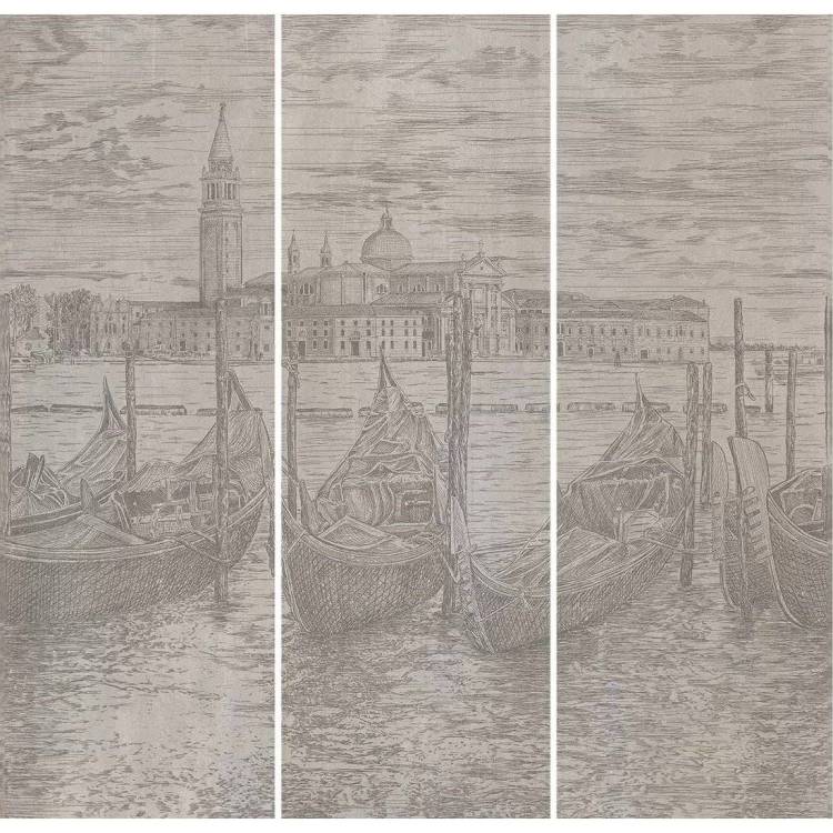 Панно Kerama Marazzi Гварди VT/A622/3x/13126TR Матовый Обрезной (к-т 3 шт) 89.5x90