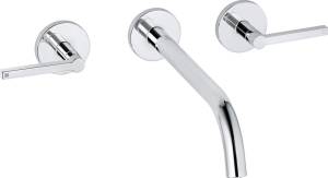 Смеситель для раковины Kludi Nova Fonte Puristic 201460515 С ВНУТРЕННЕЙ ЧАСТЬЮ