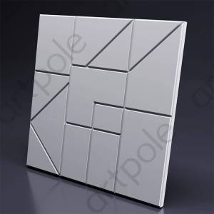 Гипсовая 3D панель Artpole Split M-0086 600x600
