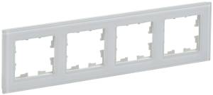 Рамка 4-постовая IEK Brite BR-M42-G-K01 белый