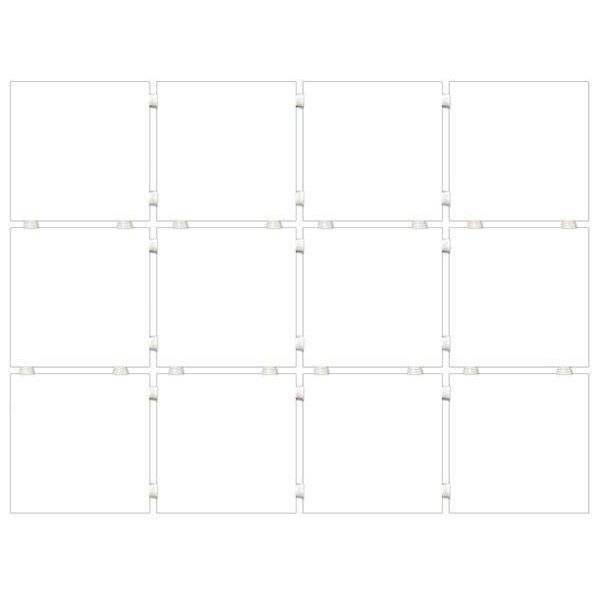 Мозаика Kerama Marazzi Конфетти 1230H Белый Матовый (9.8x9.8) 29.8x39.8