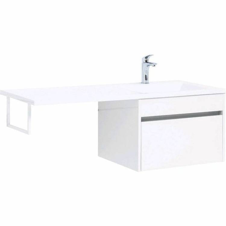 Тумба с раковиной Aquanet Токио 120 R 239213 подвесная, белый