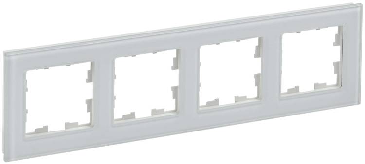 Рамка 4-постовая IEK Brite BR-M42-G-K01 белый