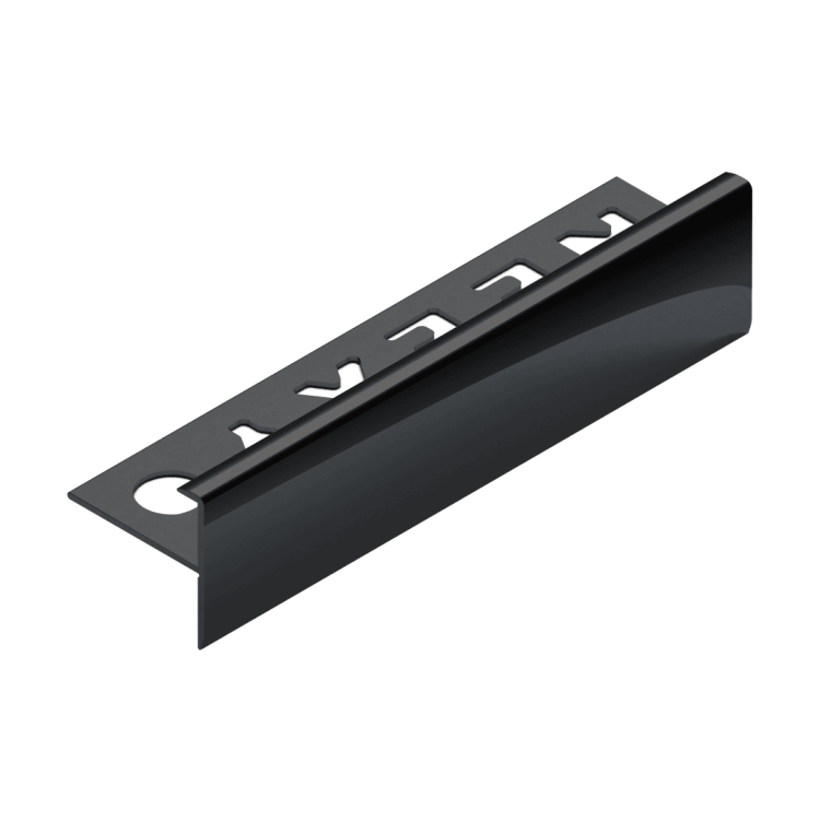 Профиль лестничный F-образный Neexy pv53-19 BBL черный блестящий 270x2.42x2.38