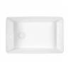 Раковина BOND Cube S67-500 накладная, прямоугольная, 51.5x33.5x11.5 см, белая глянцевая фото 5