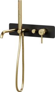 Смеситель для ванны Allen Brau Priority 3.0 5.31A05-31GB золотой, черный