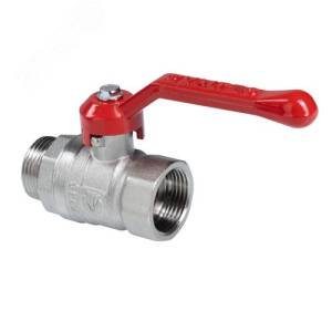 Кран шаровый VALTEC СТАНДАРТ, никелерованный 1/2, вн.-нар. (PN40)