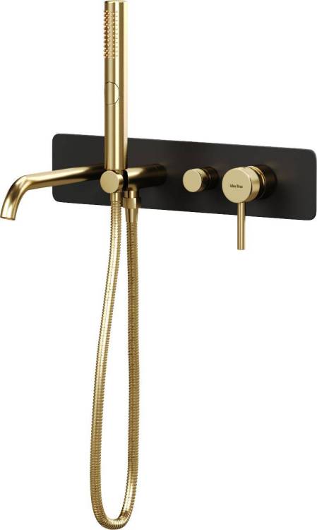 Смеситель для ванны Allen Brau Priority 3.0 5.31A05-31GB золотой, черный