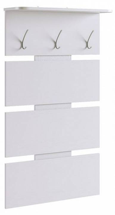 Вешалка-полка Mebelson Реал 2 PR-0030.2552 белое дерево