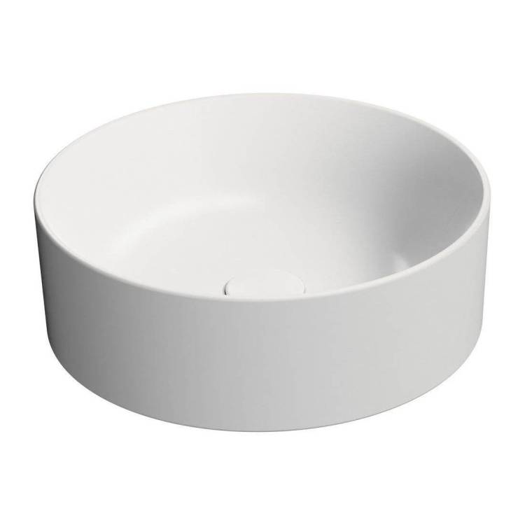 Раковина GSI Kube X 942609 40 см, белая матовая