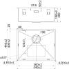 Мойка кухонная IDDIS Edifice EDI54G0i77 графит фото 4