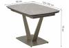 Стол Woodville Alarti 593878 matt latte stone solid ceramic/taupe 120(180)x80x76 фото 2