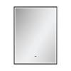 Зеркало Equil Lago zLAGO60-15 с подсветкой, черный, 80x60