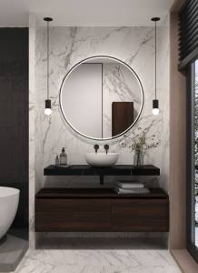 Столешница Armadi Art Flat 869-120-NM прямая Nero Marquina 1210x460x70