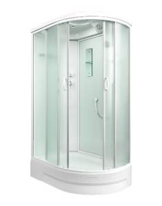 Душевая кабина Mirwell MR351226L-C3-RUS профиль белый, стекло матовое, 120x80x226