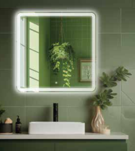 Зеркало DQ Köln (Кёльн) DQMKOL8080 с LED подсветкой, 80x80 см