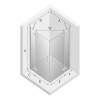Душевое ограждение NEW TRENDY NEW RENOMA 2D 80x100x195 D-0103A/D-0109A (хром) фото 3