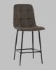 Стул полубарный Stool Group Одди AV 406N-Cst-08(PP) темно-серый, велюр фото 2